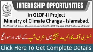 Ministry of Climate Change Internship 2020