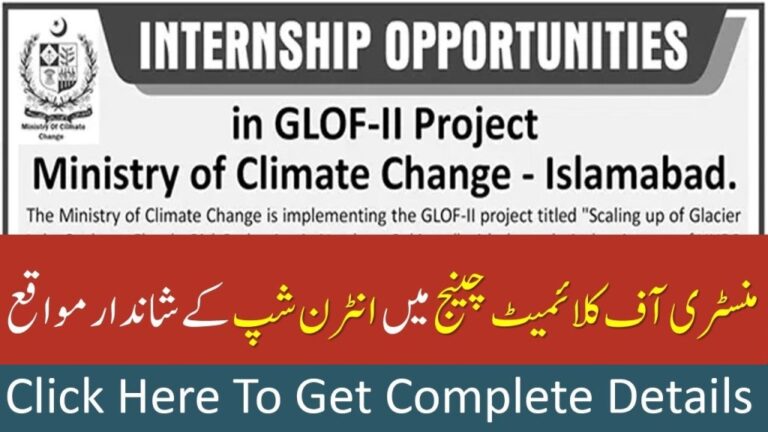 Ministry of Climate Change Internship 2020