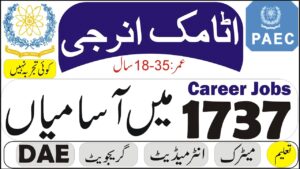 PAEC Career Jobs 1737 Jobs 2020 Apply Online