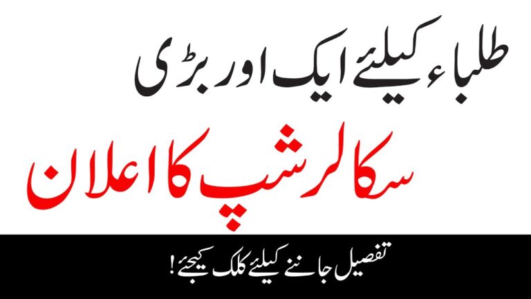 Ehsaas Program Registration Online 2021 Ehsaas Scholarship Program
