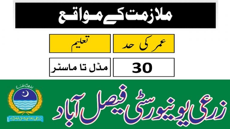Agriculture University Latest Jobs 2021