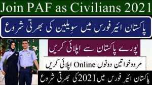 Join PAF Pakistan Air Force new latest jobs 2021